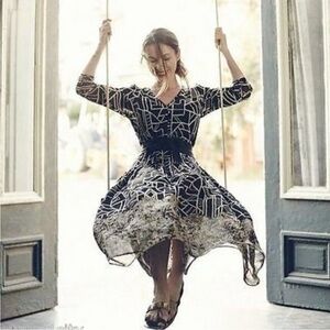 Anthropologie Moulinette Soeurs Equinox Maxi Dress